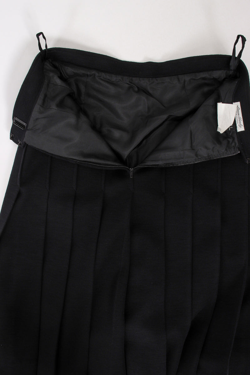 Vintage Chanel Striped Boxy Jacket & Skirt Set skirt lining at Recess Los Angeles