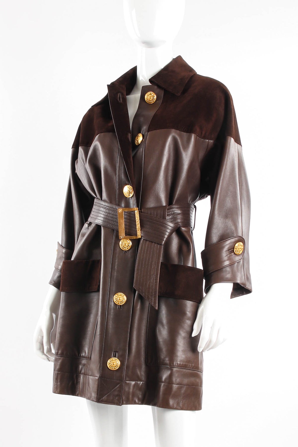 Chanelbrownleathermixedsuedeja