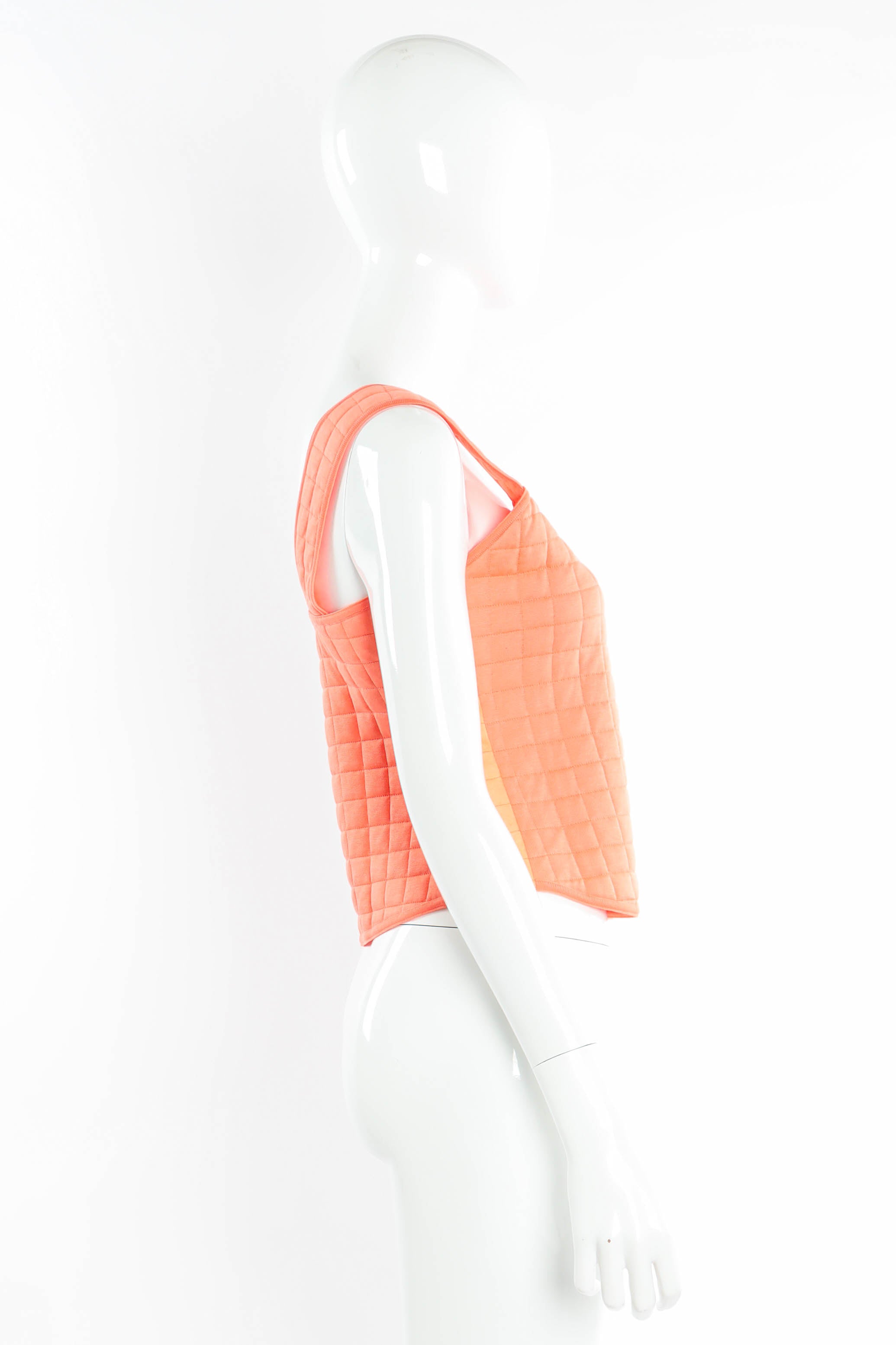 Vintage 2000 S/S Quilted Tank Top mannequin side @ Recess Los Angeles