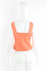 Vintage 2000 S/S Chanel Quilted Tank Top mannequin back @ Recess Los Angeles