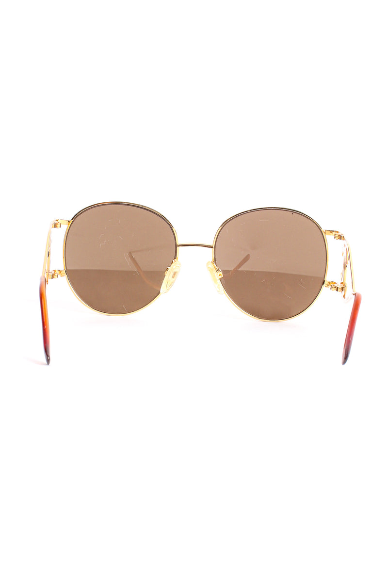 Vintage Chanel 1990s CC Gold Mirror Miller Sunglasses back at Recess Los Angeles