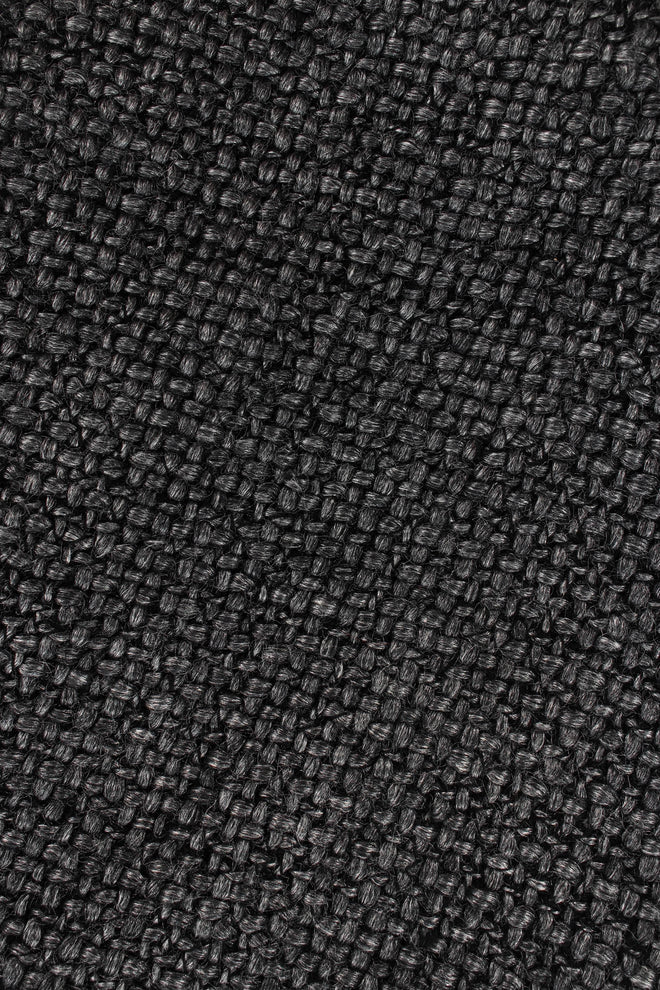 Vintage Chanel Tweed Woven Wool Top & Skirt Set fabric close @ Recess Los Angeles
