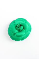 Vintage Chanel Camellia Flower Pin III front aerial @ Recess LA