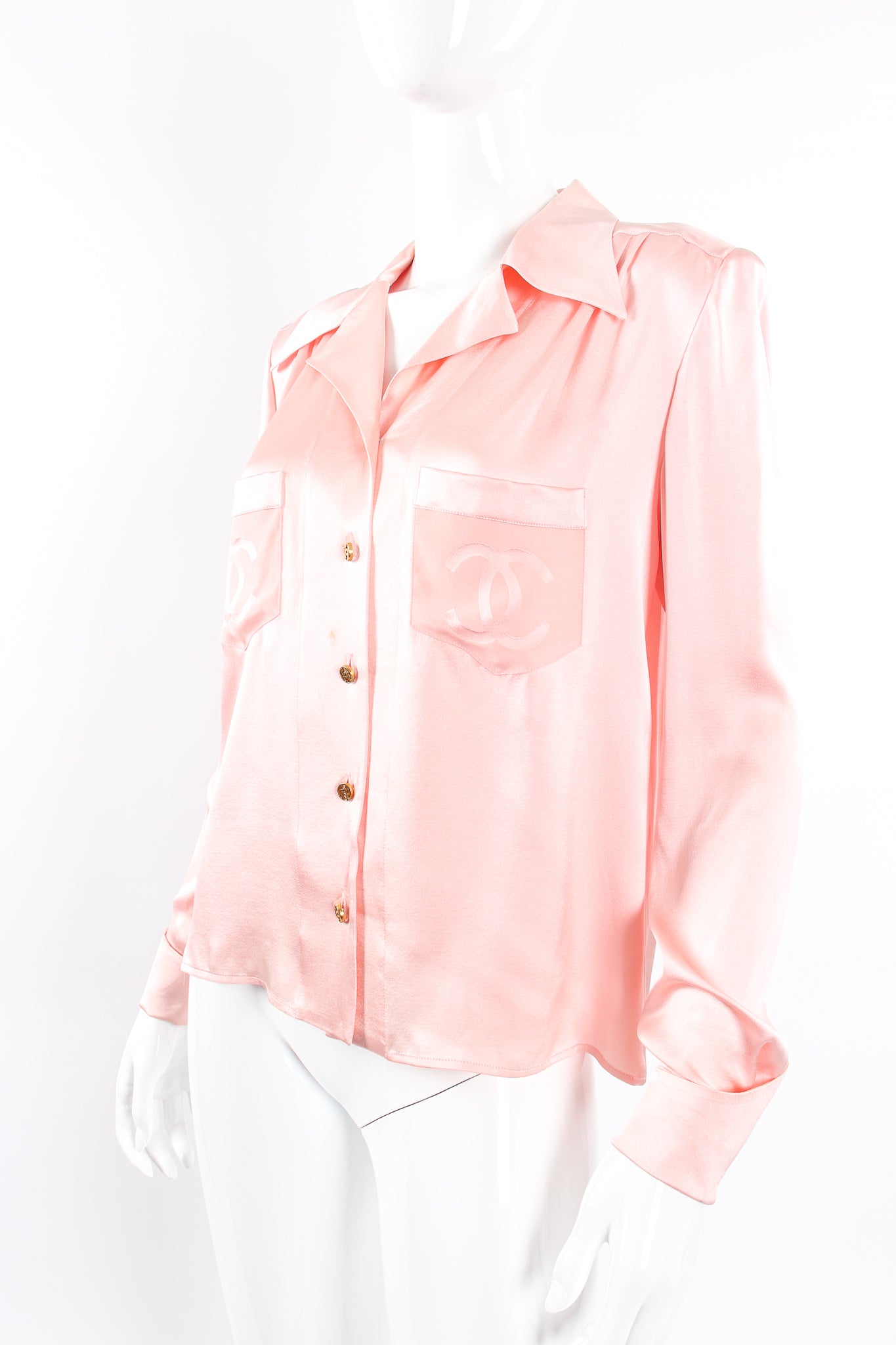 Silk blouse Chanel Pink size 42 FR in Silk - 34223997