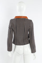 Vintage Chanel 2001 S/S Herringbone Crop Jacket mannequin back @ Recess LA