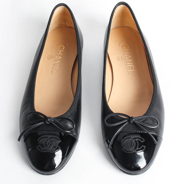 Vintage Chanel Lambskin Leather Ballet Flats – Recess
