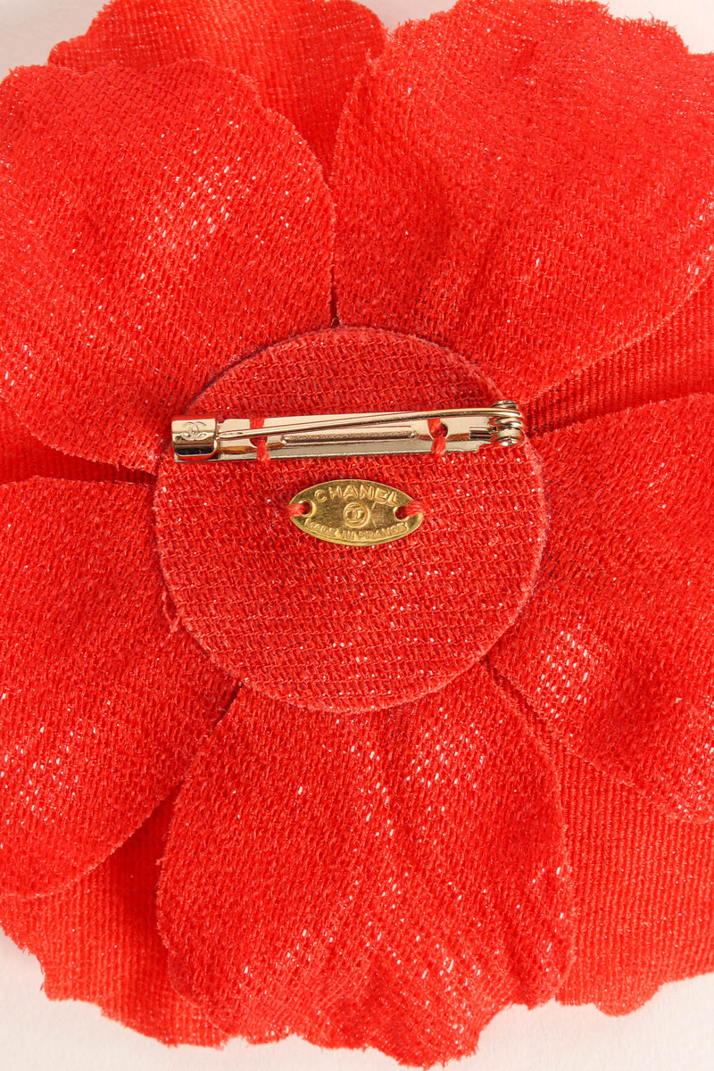 Vintage Chanel Woven Bloom Flower Pin