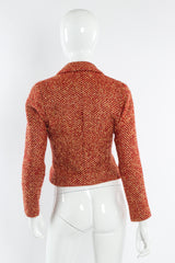 Vintage Chanel 2000A Metallic Speckle Tweed Set mannequin top back @ Recess Los Angeles