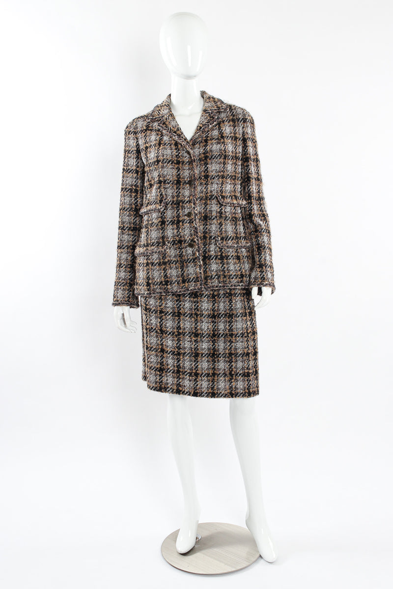 1970's Chanel Couture Fur Trimmed Wool Suit  Chanel couture, Vintage skirt  suit, Vintage couture