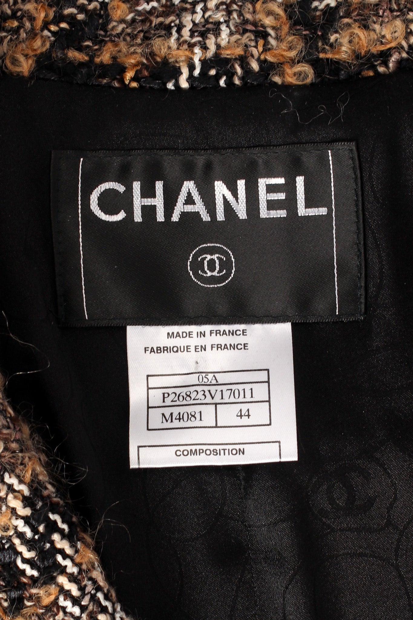Vintage Chanel 2005A Tweed Jacket & Skirt Wool Set tags @ Recess LA