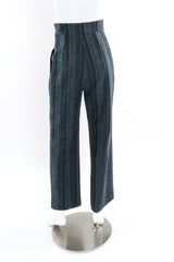 Vintage Chanel 2008A Stripe Wool Pant mannequin back @ Recess LA