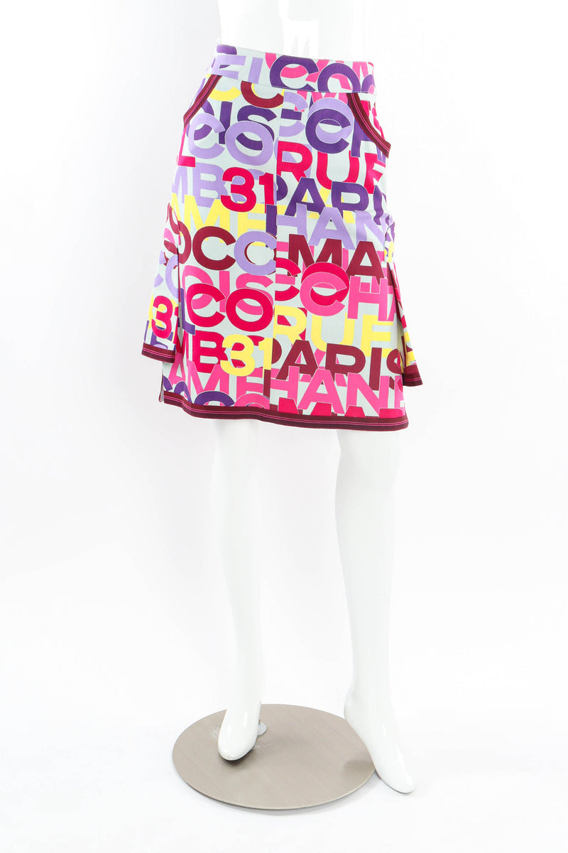 Vintage Chanel CoCo Print A-Line Skirt – Recess