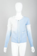 Vintage Chanel Ombré Cloud Cardigan Sweater on Mannequin front at Recess Los Angeles