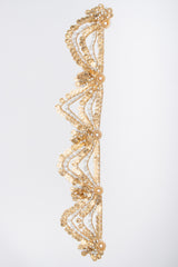 Recess Los Angeles Vintage Unsigned Belly Dance Draped Coin Pearl Chain Belt