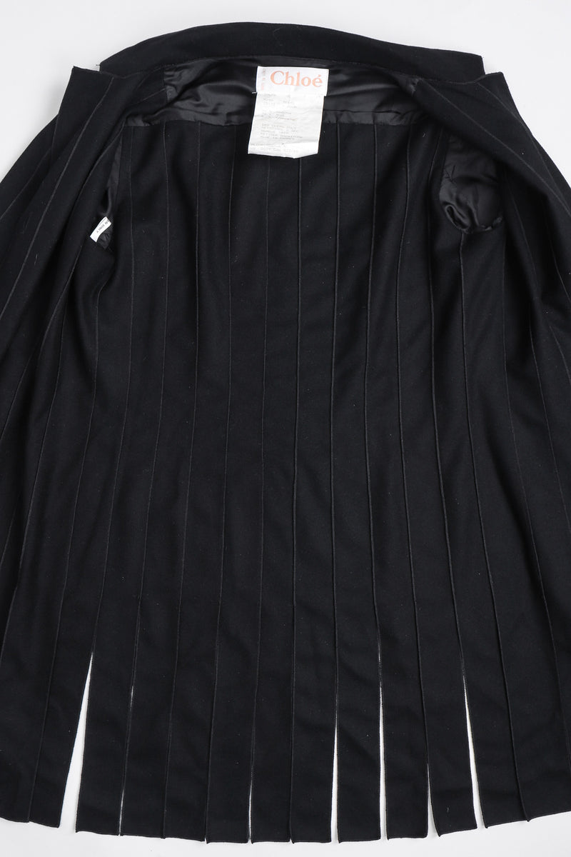 Recess Los Angeles Vintage Chloé Soft Carwash Hem Jacket & Skirt Suit Set
