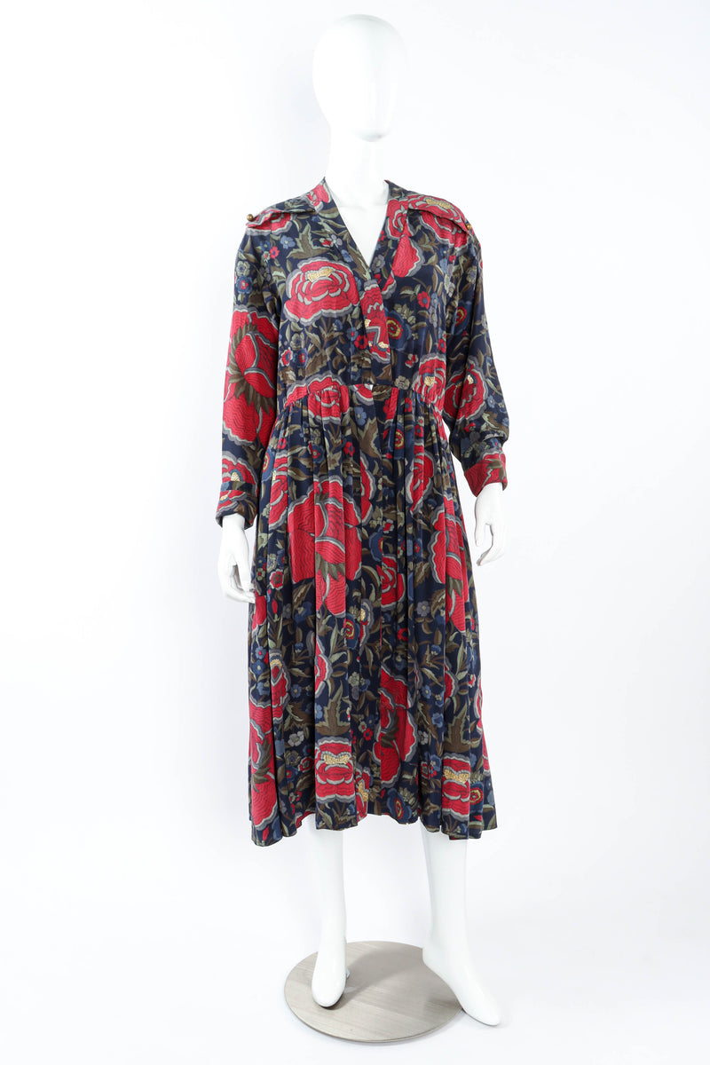 Vintage Cholé Maverick Floral Print Dress on mannequin front @ Recess LA