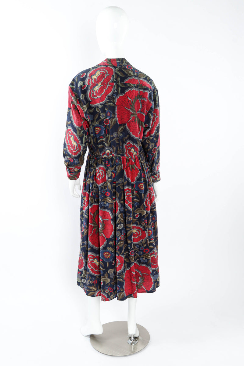 Vintage Cholé Maverick Floral Print Dress on mannequin back @ Recess LA