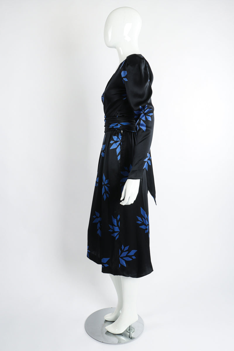 Vintage Christian Dior Geo Wrap Top & Skirt Set on Mannequin Side at Recess Los Angeles