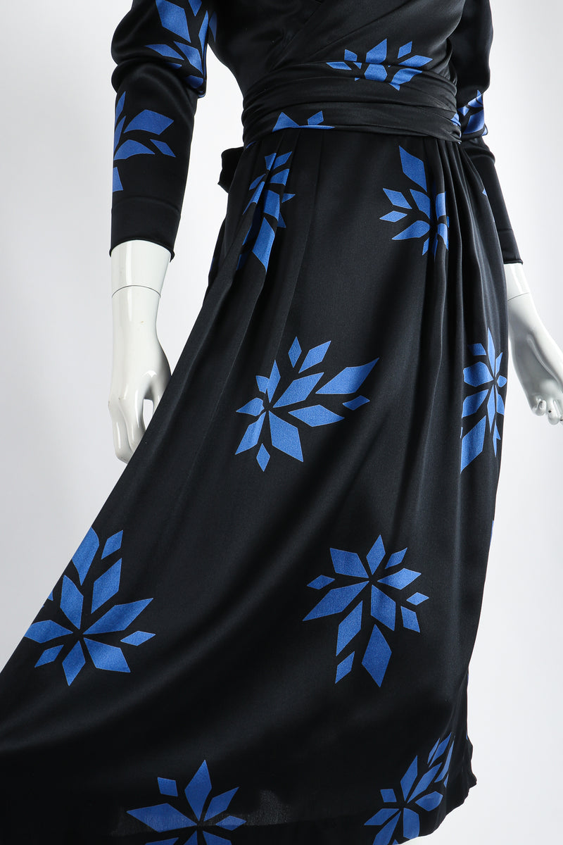 Vintage Christian Dior Geo Wrap Top & Skirt Set on Mannequin Skirt at Recess Los Angeles