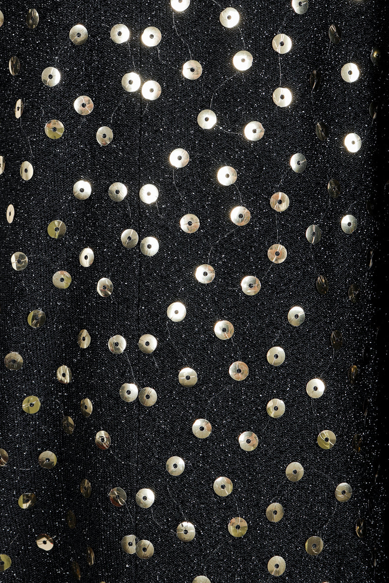 Vintage Christian Dior Sequin Skirt Set fabric detail at Recess Los Angeles