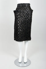 Vintage Christian Dior Sequin Skirt Set on Mannequin Front at Recess Los Angeles