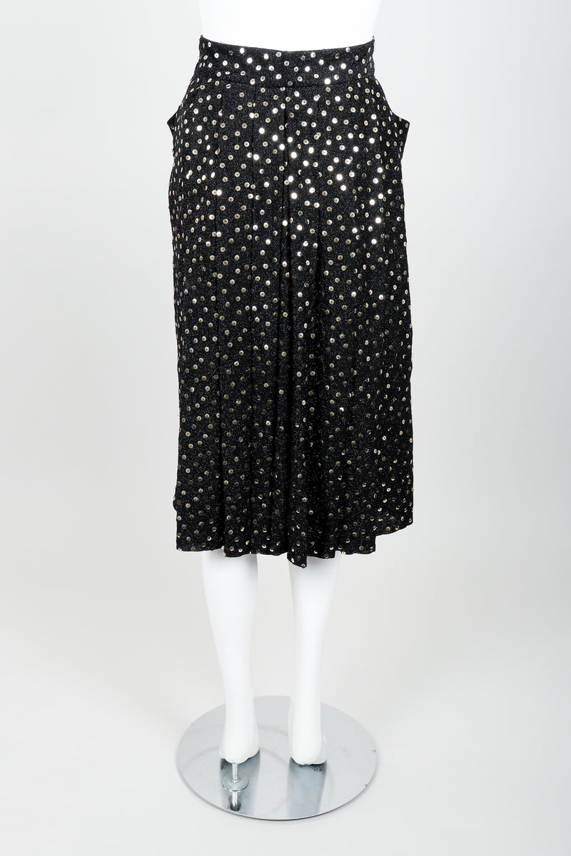 Vintage Christian Dior Sequin Skirt Set on Mannequin Back at Recess Los Angeles