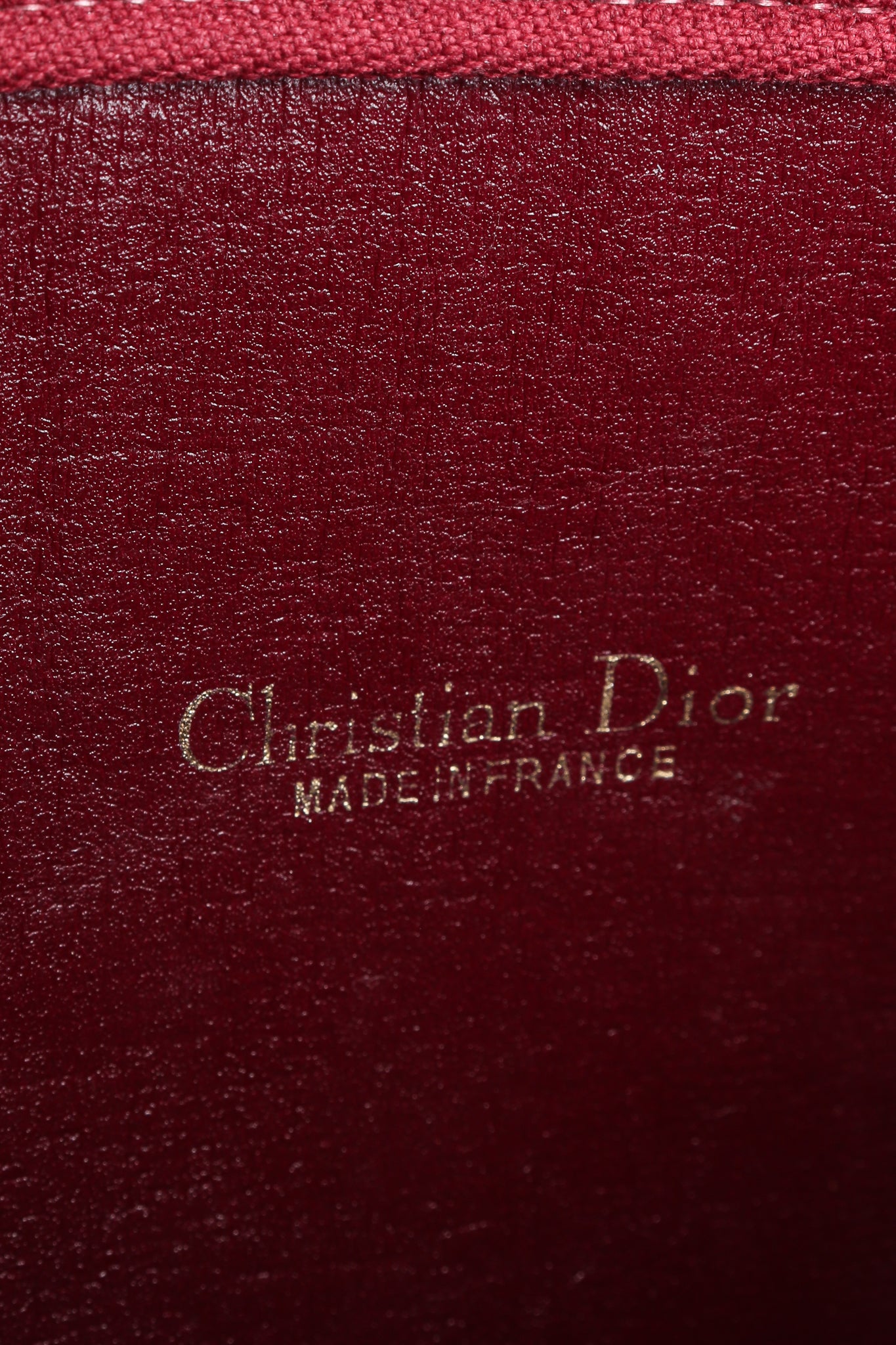 Vintage Christian Dior Monogram Barrel Baguette Handbag Signature Stamp at Recess Los Angeles