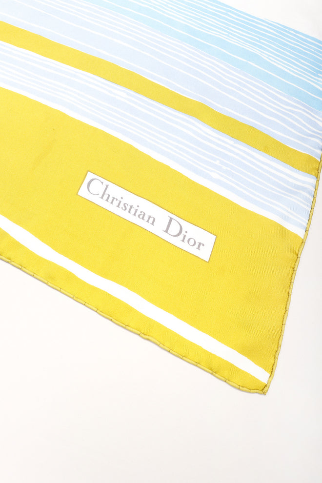 Recess Los Angeles Vintage Christian Dior Linear Circle Scarf