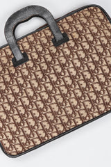 Recess Los Angeles Vintage Christian Dior Monogram Slim Portfolio Case Laptop Briefcase