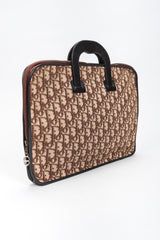 Recess Los Angeles Vintage Christian Dior Monogram Slim Portfolio Case Laptop Briefcase