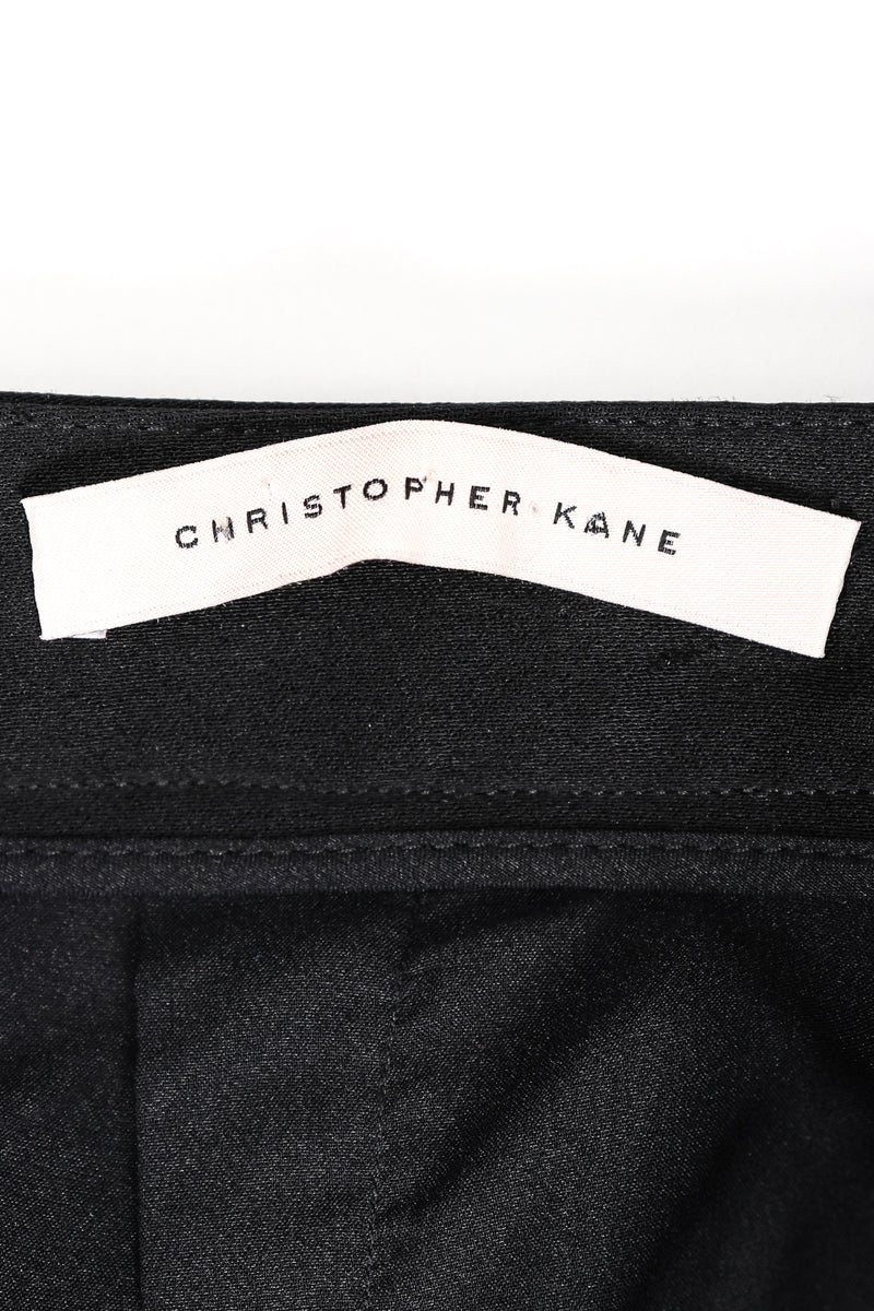 Recess Designer Consignment Vintage Christopher Kane Rainbow Fringe Shimmy Skirt Los Angeles Resale
