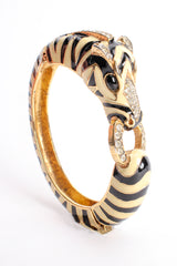 Vintage Ciner Enamel Zebra Stripe Bracelet at Recess Los Angeles