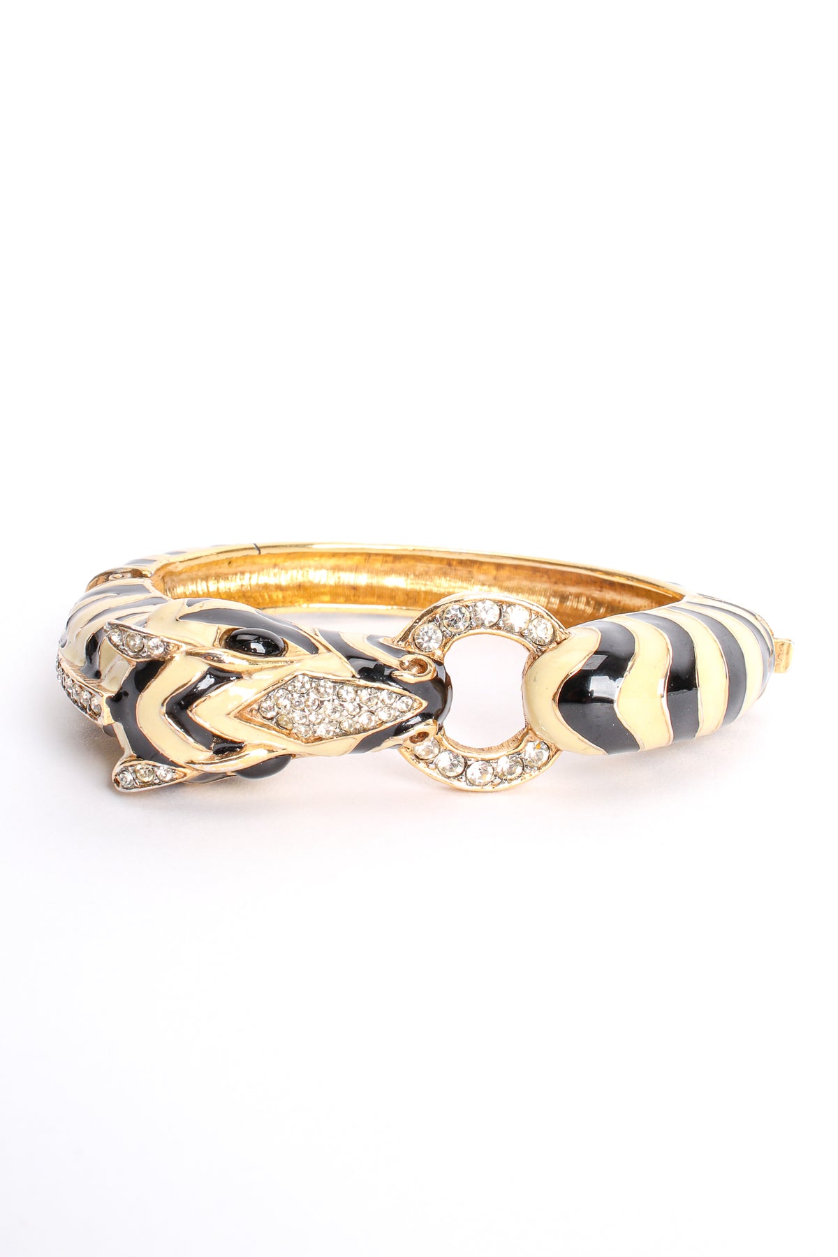 Ciner ブレスレット Vintage Ciner Enamel Zebra Stripe Bracelet – Recess