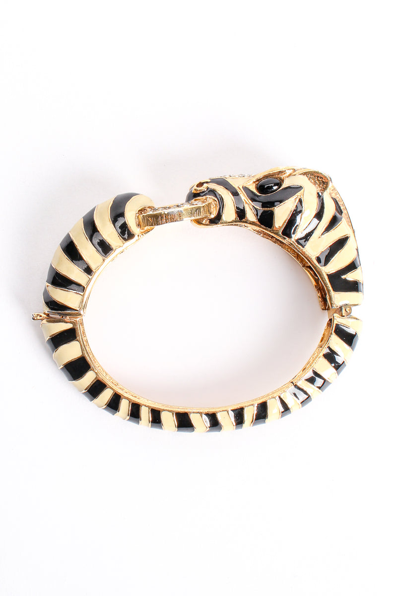 Vintage Ciner Enamel Zebra Stripe Bracelet at Recess Los Angeles