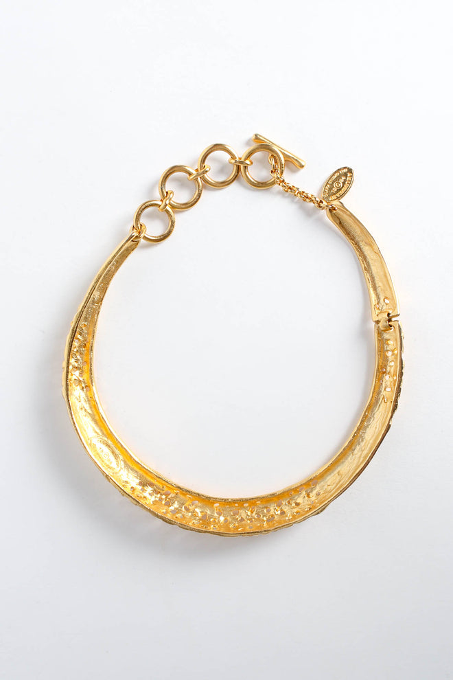 Vintage Clara Studios 1994 Brutalist Collar Choker reverse @ Recess Los Angeles