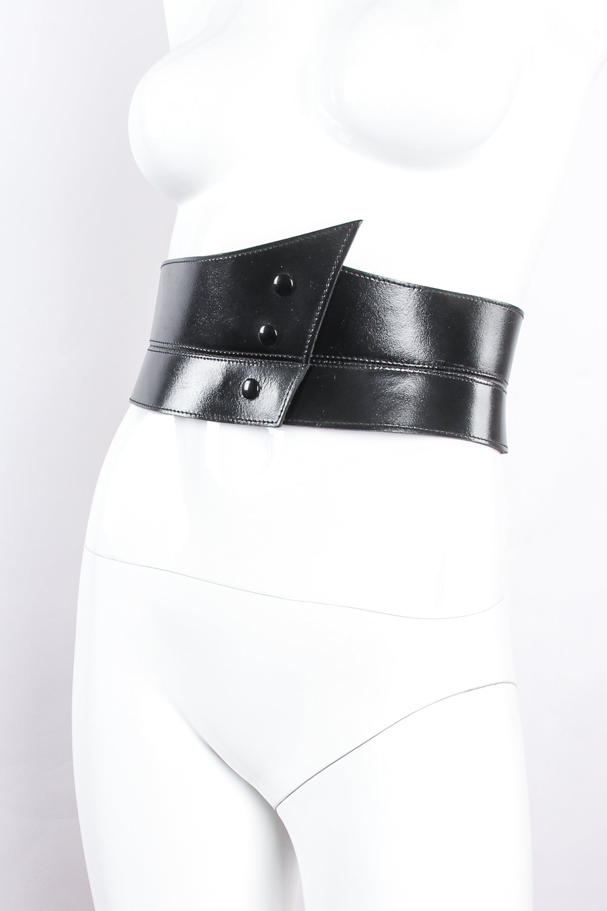 8839 Women\'s Fashion Wide Leather Belts Simple Waist Cinch Belt Women main image 2