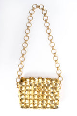 Vintage Colormate Skeleton Key Metal Circle Bag front flat lay @ Recess LA