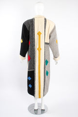 Vintage Coloratura Diamond Mondrian Car Coat on Mannequin back at Recess Los Angeles