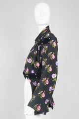 Comme des Garçons Floral Bondage Peplum Jacket