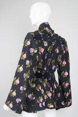 Comme des Garçons Floral Bondage Peplum Jacket