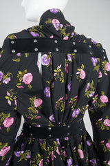 Comme des Garçons Floral Bondage Peplum Jacket