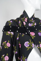 Comme des Garçons Floral Bondage Peplum Jacket