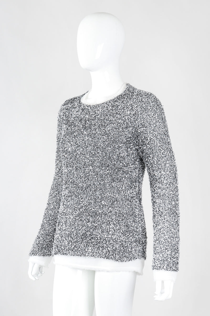 Vintage Comme des Garcons Metallic Tinsel Cloud Sweatshirt – Recess