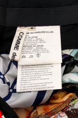 Vintage Commes Des Garçons Patchwork Tucked Skirt logo/tag @ Recess LA