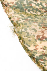 Vintage Commes Des Garçons Patchwork Tucked Skirt fraying hem @ Recess LA