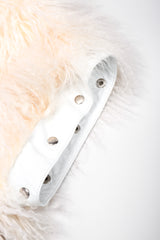 Recess Los Angeles Vintage Mongolian Lamb Silky Fur Leather Rocker Vest