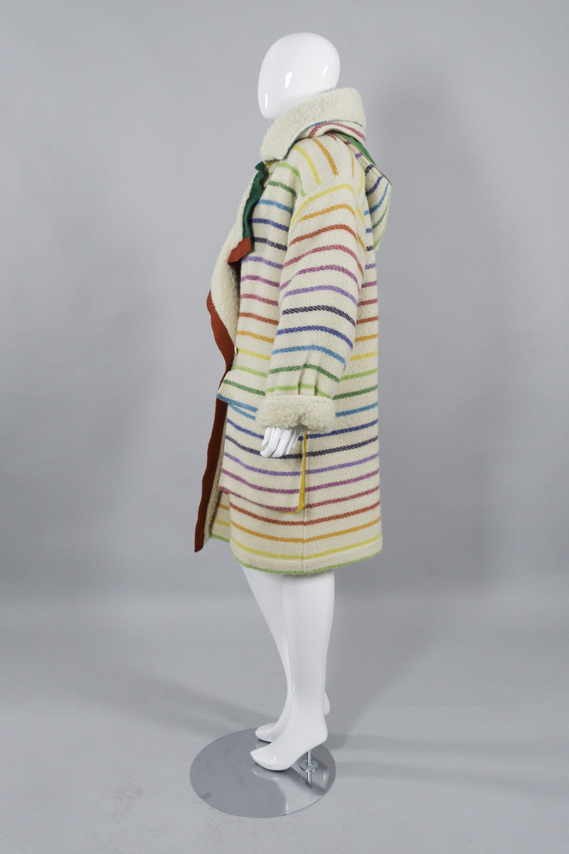 Jean Charles De Castelbajac Rainbow Coat Side
