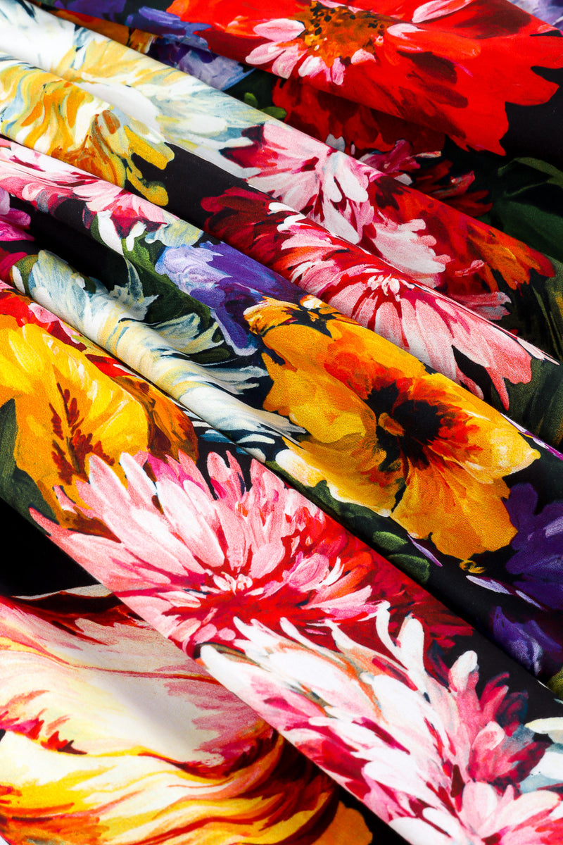 Dolce & Gabbana floral tea dress fabric detail @recessla