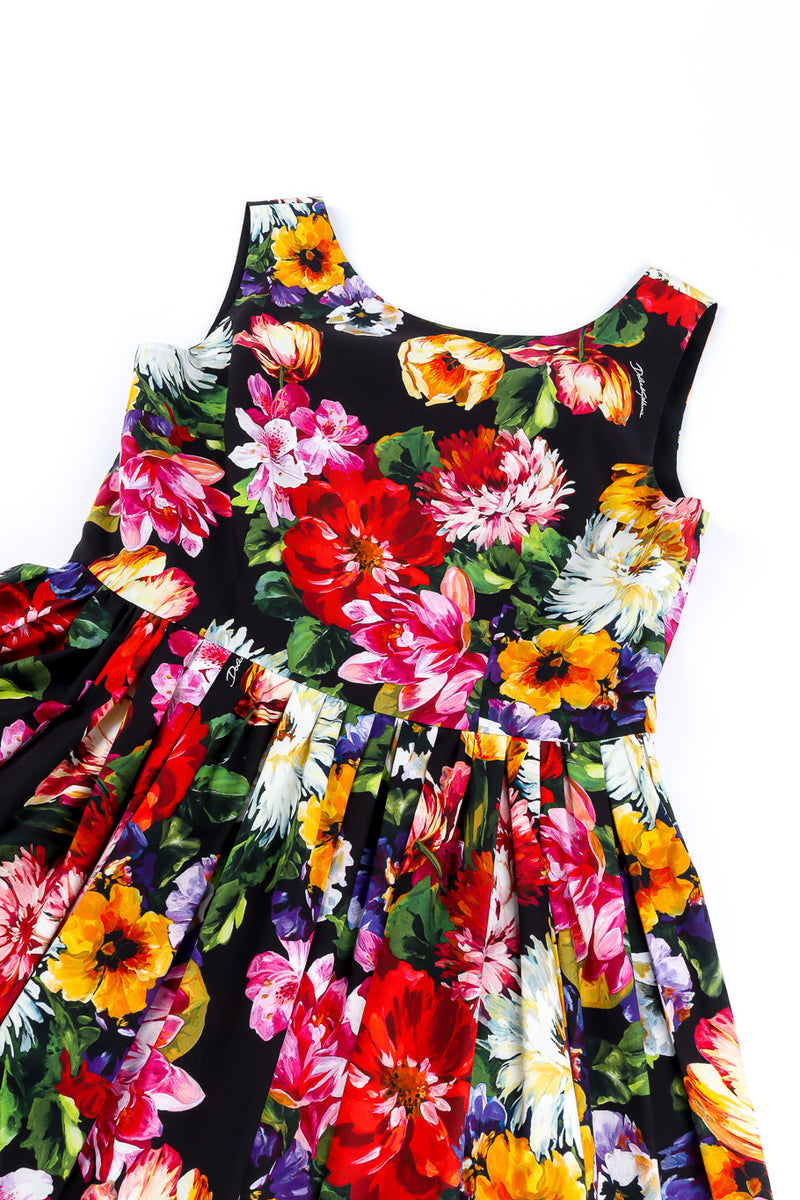 Dolce & Gabbana floral tea dress flat-lay @recessla