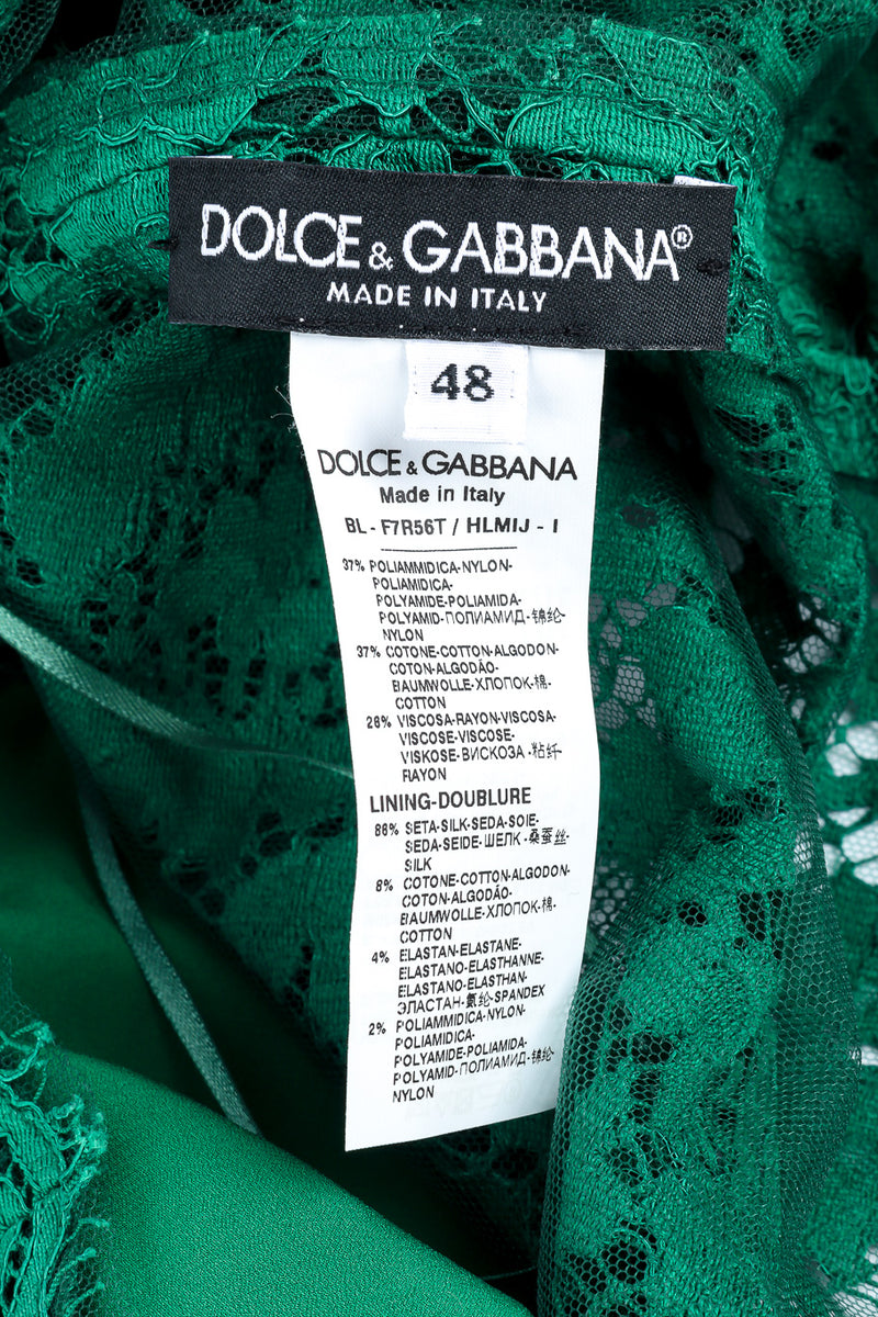 Dolce and Gabbana Floral Lace Top Recess Dolce and Gabbana Floral Lace Top Recess
